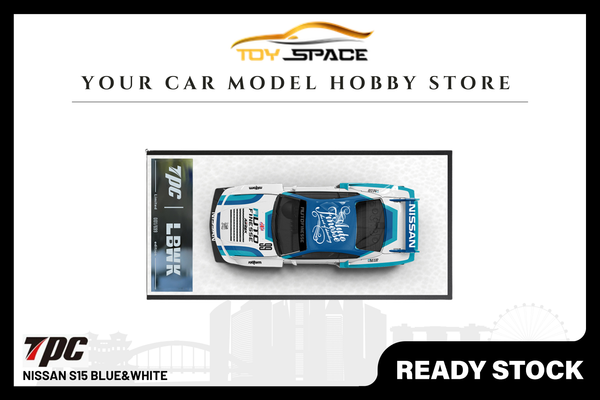 [TPC] 1:64 Nissan S15 Blue&White