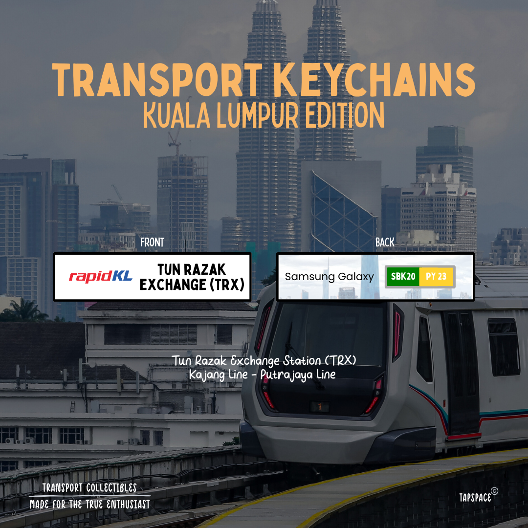 Tun Razak Exchange (TRX) Station Keychain