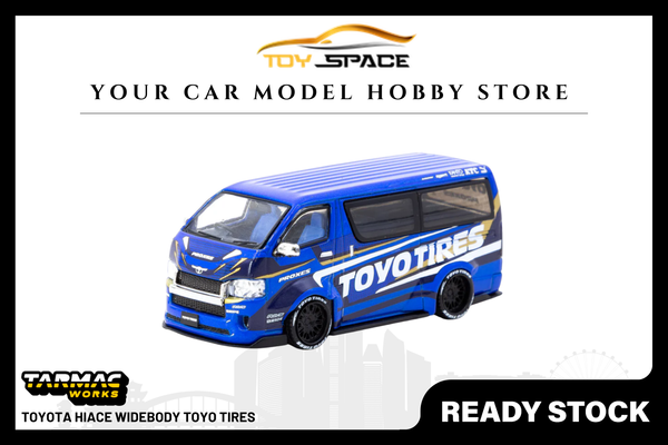 [TARMAC WORKS] 1:64 Toyota Hiace Widebody Toyo Tires