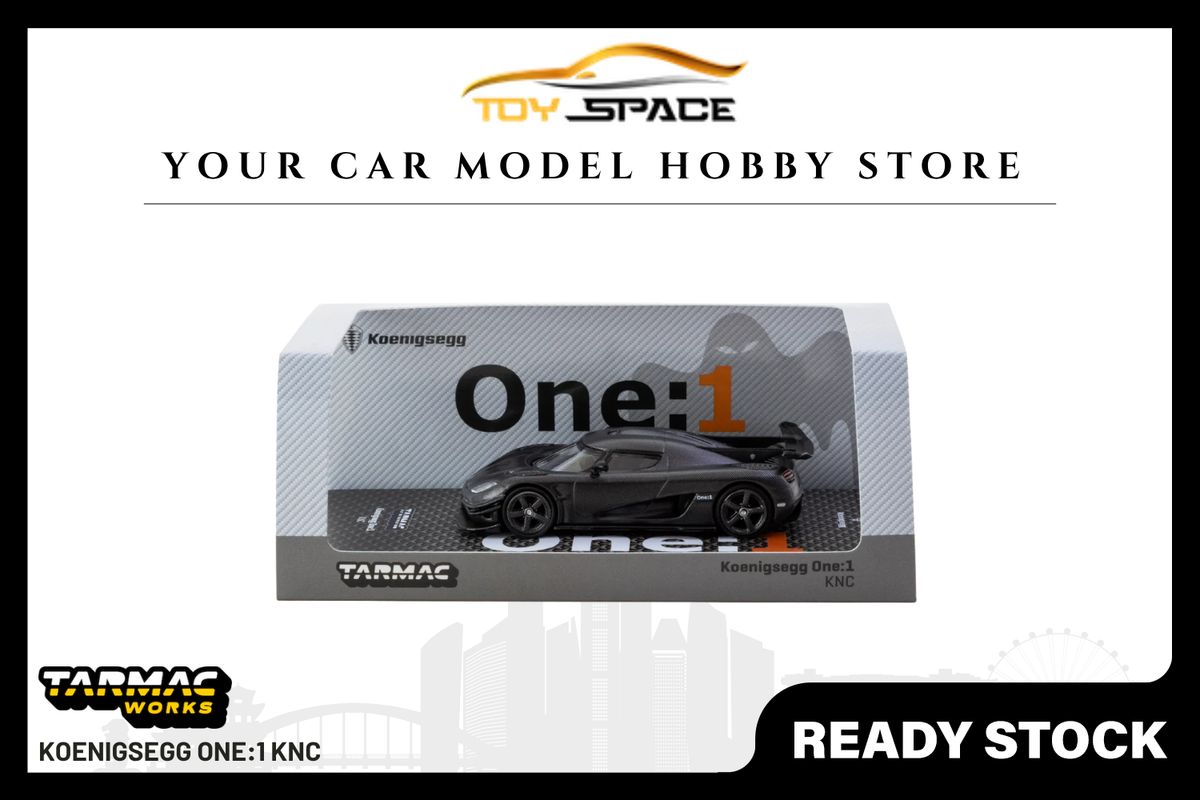 [TARMAC WORKS] 1:64 Koenigsegg One:1 KNC - Toy Space Diecast Online Store Singapore
