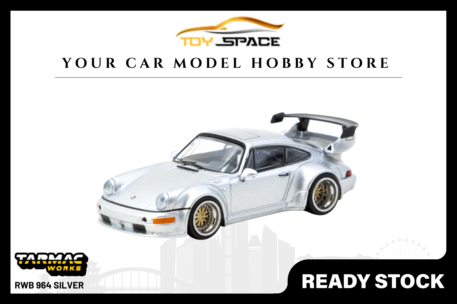 [TARMAC WORKS] 1:64 RWB 964 Silver