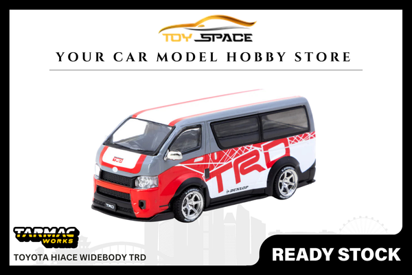 [TARMAC WORKS] 1:64 Toyota Hiace Widebody TRD