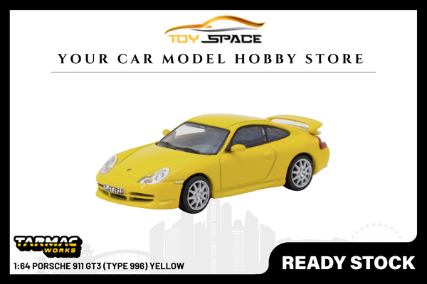 [TARMAC WORKS] 1:64 Porsche 911 GT3 (Type 996) Yellow