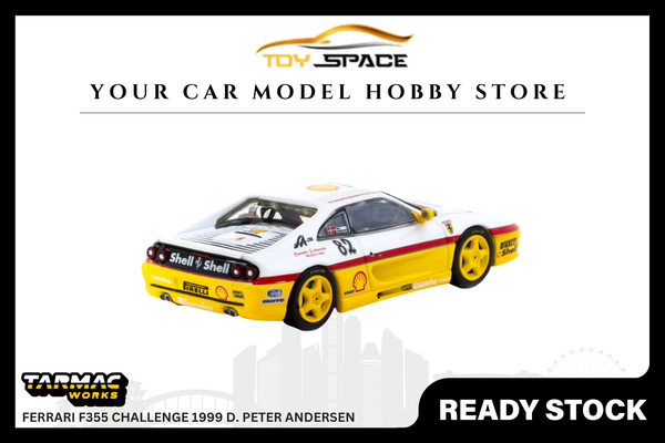 [TARMAC WORKS] 1:64 Ferrari F355 Challenge 1999 D. Peter Andersen - HOBBY64