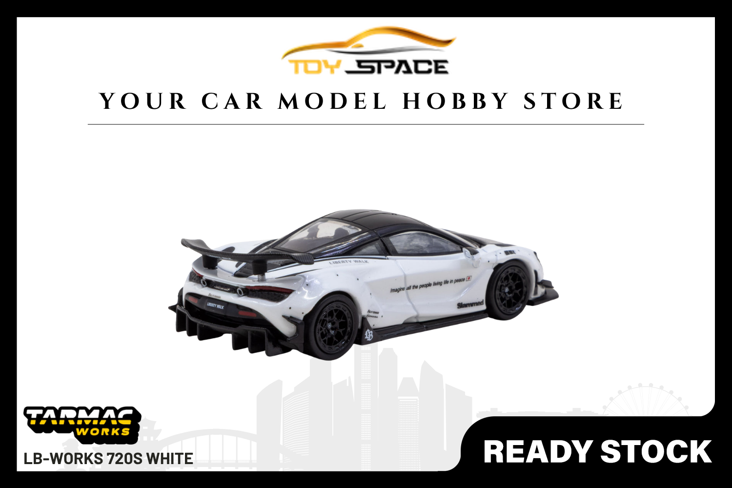 [TARMAC WORKS] 1:64 LB-Works 720S White