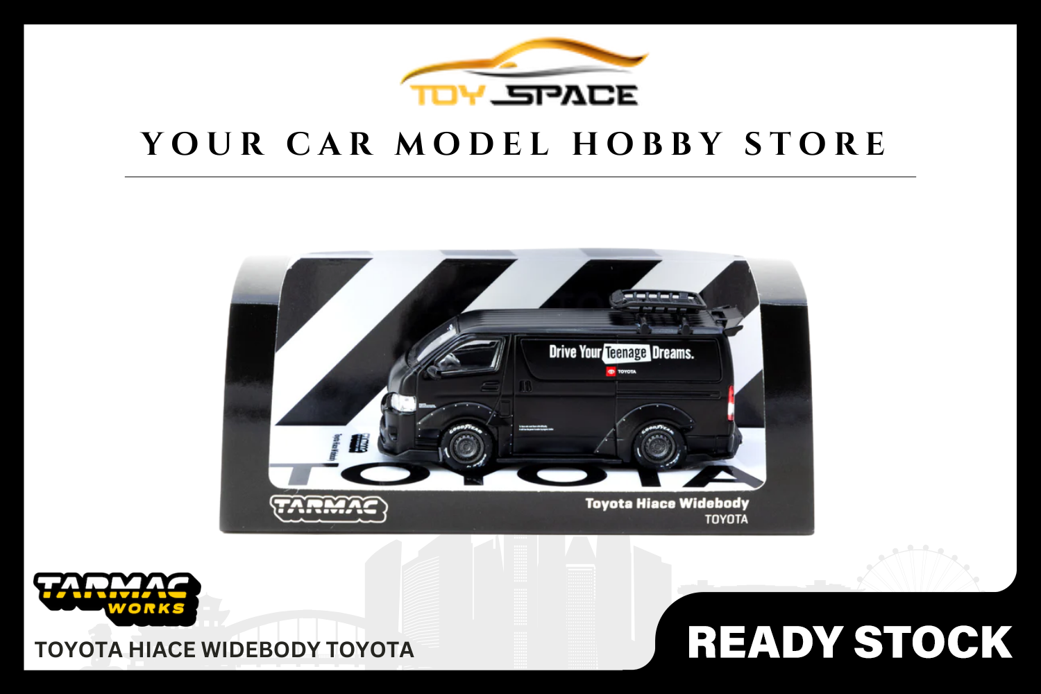 [TARMAC WORKS] 1:64 Toyota Hiace Widebody Toyota