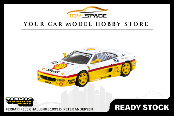 [TARMAC WORKS] 1:64 Ferrari F355 Challenge 1999 D. Peter Andersen - HOBBY64