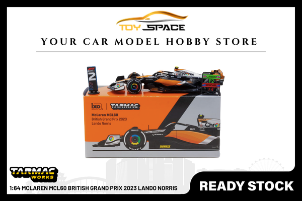 [TARMAC WORKS] 1:64 McLaren MCL60 British Grand Prix 2023 Lando Norris