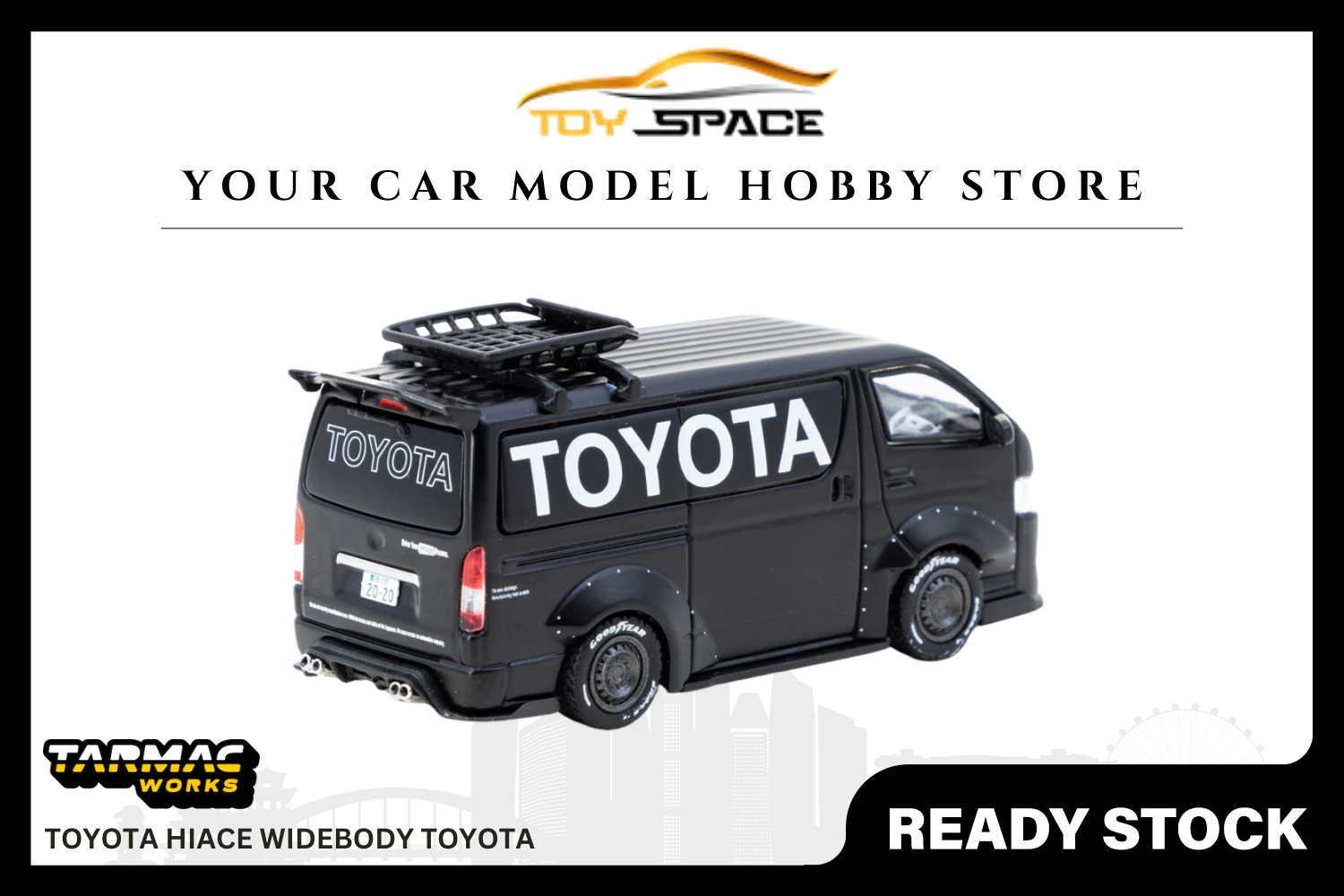 [TARMAC WORKS] 1:64 Toyota Hiace Widebody Toyota