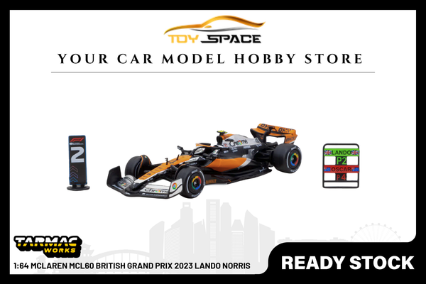 [TARMAC WORKS] 1:64 McLaren MCL60 British Grand Prix 2023 Lando Norris