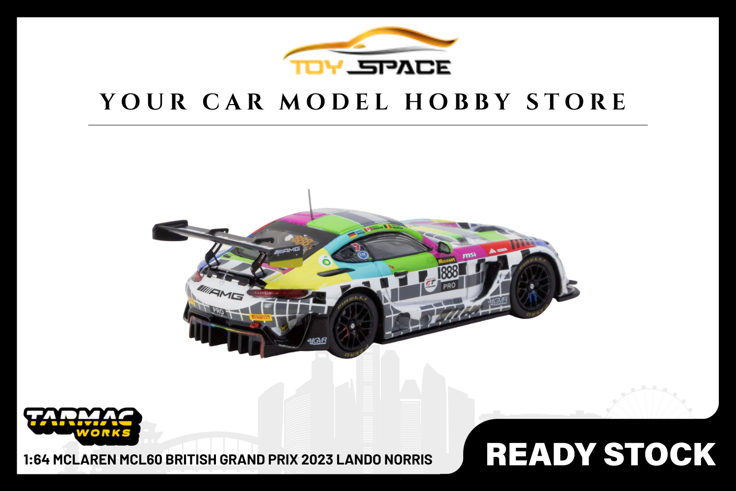 [TARMAC WORKS] 1:64 Mercedes-AMG GT3 Bathurst 12h 2025 GruppeM Racing Maro Engel / Mikaël Grenier / Maxime Martin