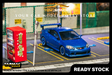 [TARMAC WORKS] 1:64 Honda Integra Type R DC5 Custom Blue Metallic - Toy Space Diecast Online Store Singapore