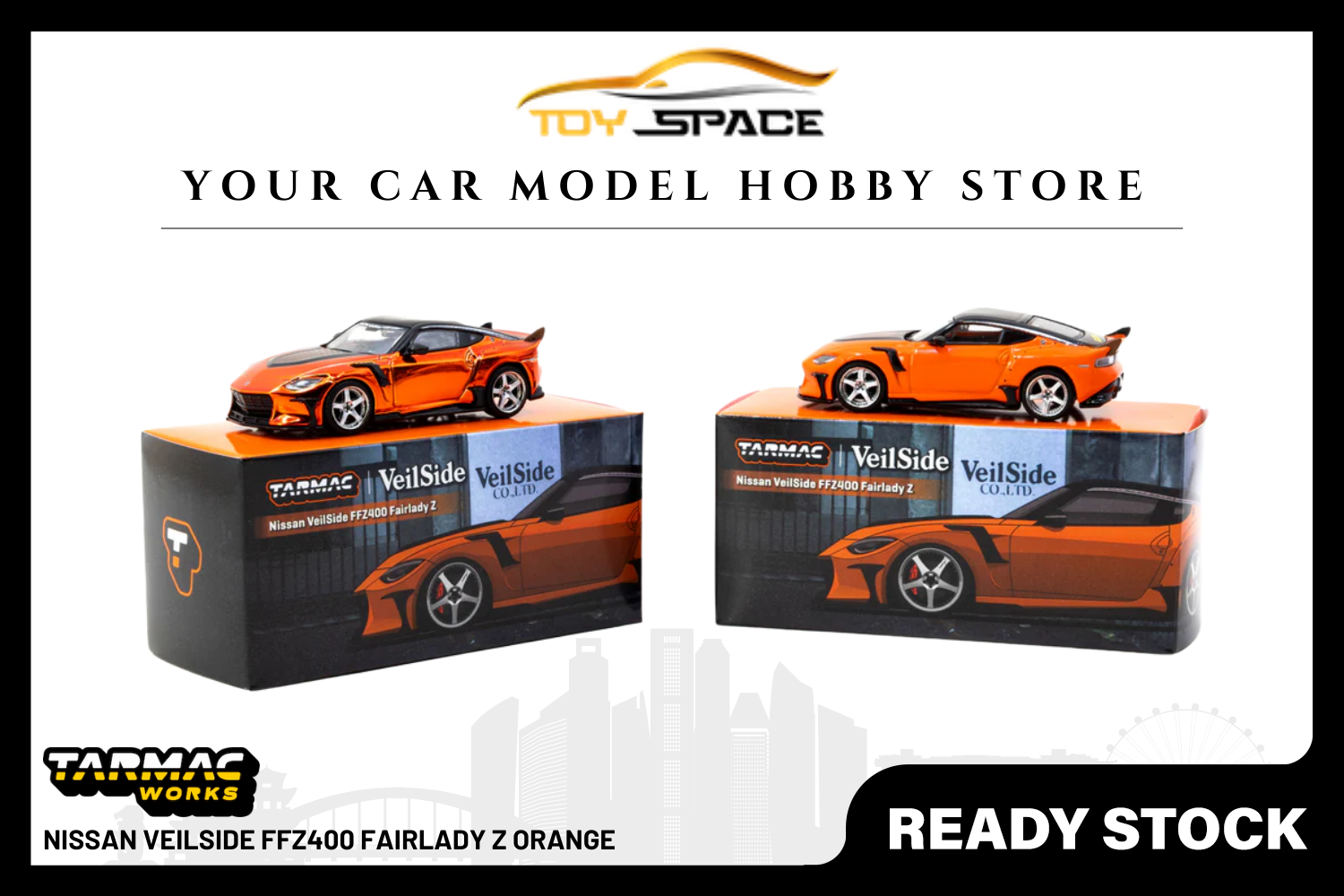 [TARMAC WORKS] 1:64 Nissan VeilSide FFZ400 Fairlady Z Orange