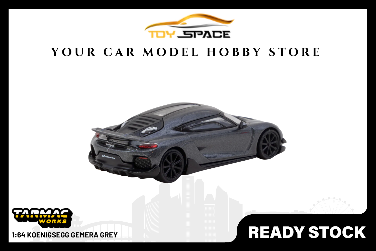 [TARMAC WORKS] 1:64 Koenigsegg Gemera Grey