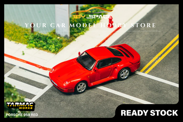 [TARMAC WORKS] 1:64 Porsche 959 Red