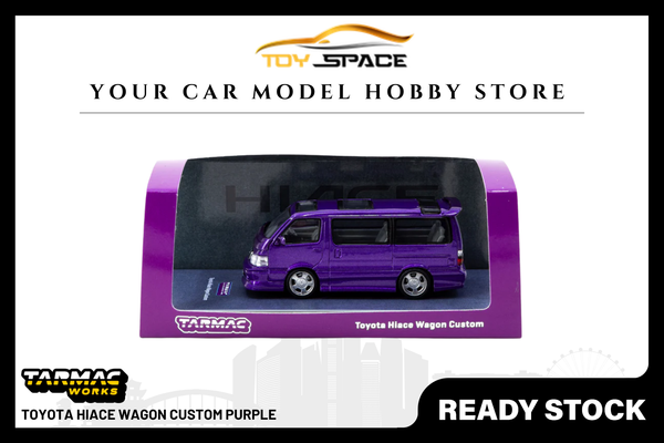 [TARMAC WORKS] 1:64 Toyota Hiace Wagon Custom Purple