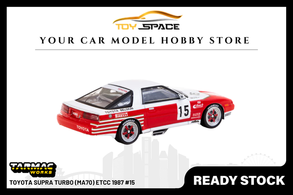 [TARMAC WORKS] 1:64 Toyota Supra Turbo (MA70) ETCC 1987 #15