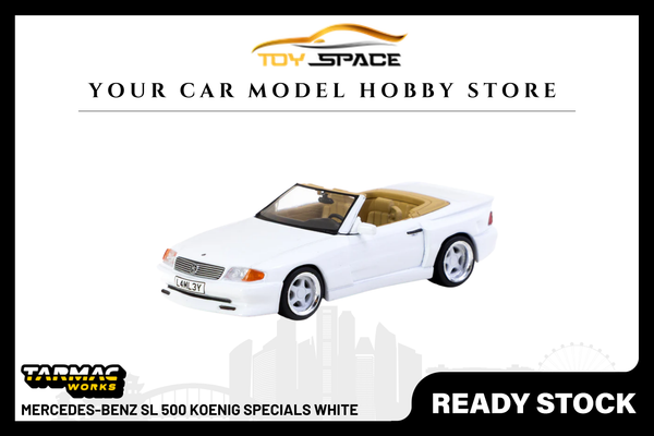[TARMAC WORKS] 1:64 Mercedes-Benz SL 500 Koenig Specials White