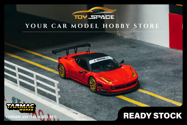 [TARMAC WORKS] 1:64 Ferrari 458 Italia GT3 Red