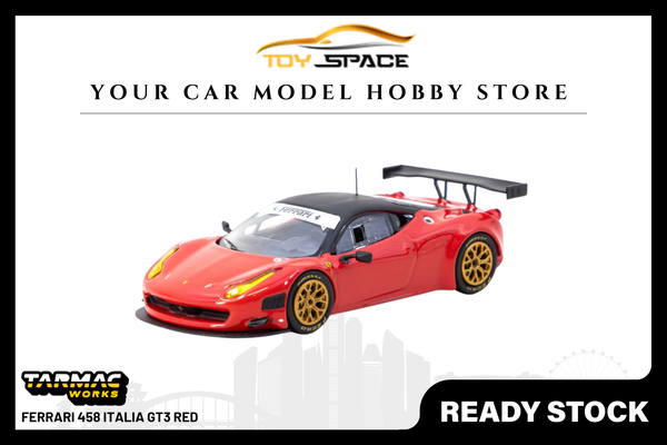 [TARMAC WORKS] 1:64 Ferrari 458 Italia GT3 Red