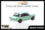 [TARMAC WORKS] 1:64 Datsun 510 Light Green - Toy Space Diecast Online Store Singapore
