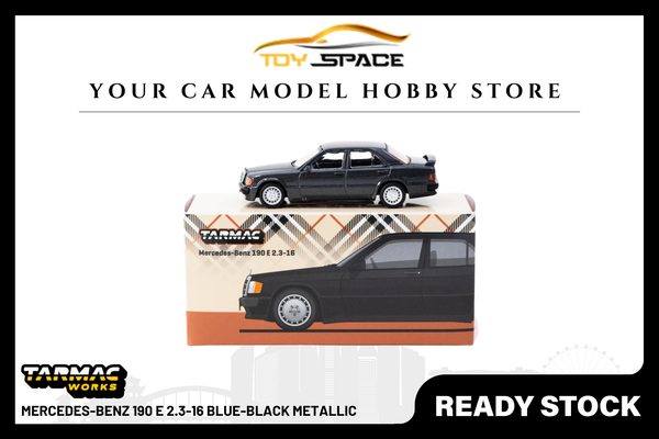 [TARMAC WORKS] 1:64 Mercedes-Benz 190 E 2.3-16 Blue-Black Metallic