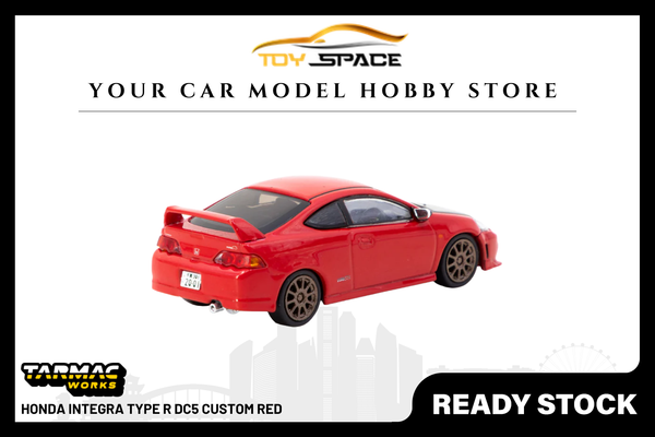 TARMAC WORKS] 1:64 Honda Integra Type R DC5 Custom Red