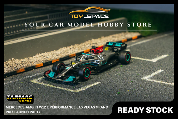 [TARMAC WORKS] 1:64 Mercedes-AMG F1 W12 E Performance Las Vegas Grand Prix Launch Party
