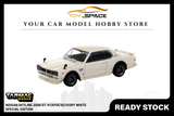 [TARMAC WORKS] 1:64 Nissan Skyline 2000 GT-R (KPGC10) Ivory White - Special Edition - Toy Space Diecast Online Store Singapore