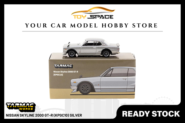 [TARMAC WORKS] 1:64 Nissan Skyline 2000 GT-R (KPGC10) Silver