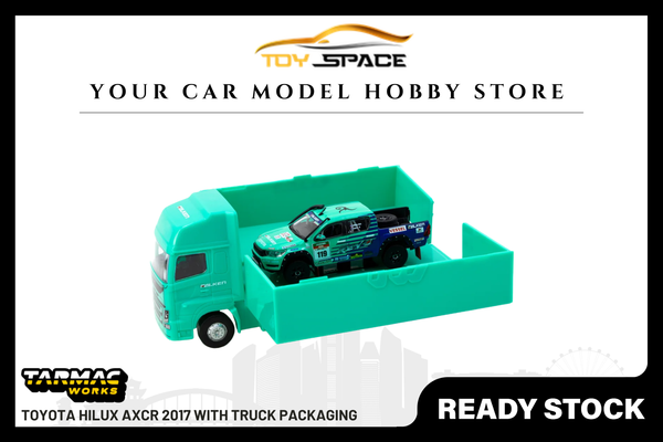 [TARMAC WORKS] 1:64 Toyota Hilux AXCR 2017 With Truck Packaging