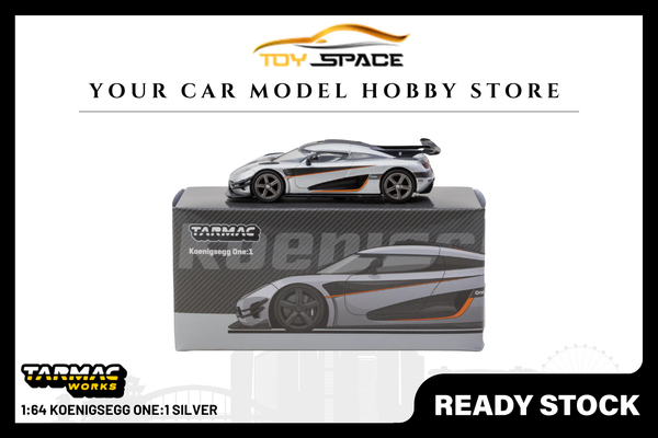 [TARMAC WORKS] 1:64 Koenigsegg One:1 Silver