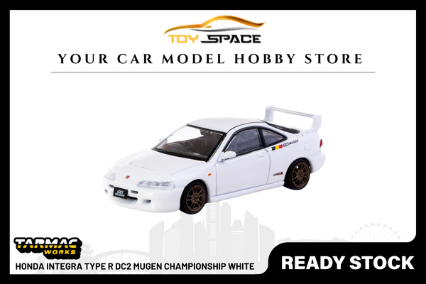 [TARMAC WORKS] 1:64 Honda Integra Type R DC2 Mugen Championship White