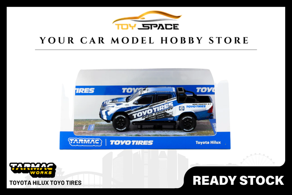 [TARMAC WORKS] 1:64 Toyota Hilux Toyo Tires - HOBBY64