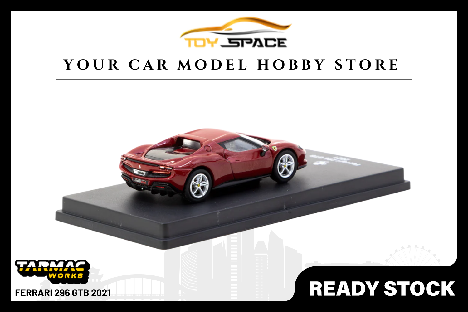 [TARMAC WORKS] 1:64 Ferrari 296 GTB 2021