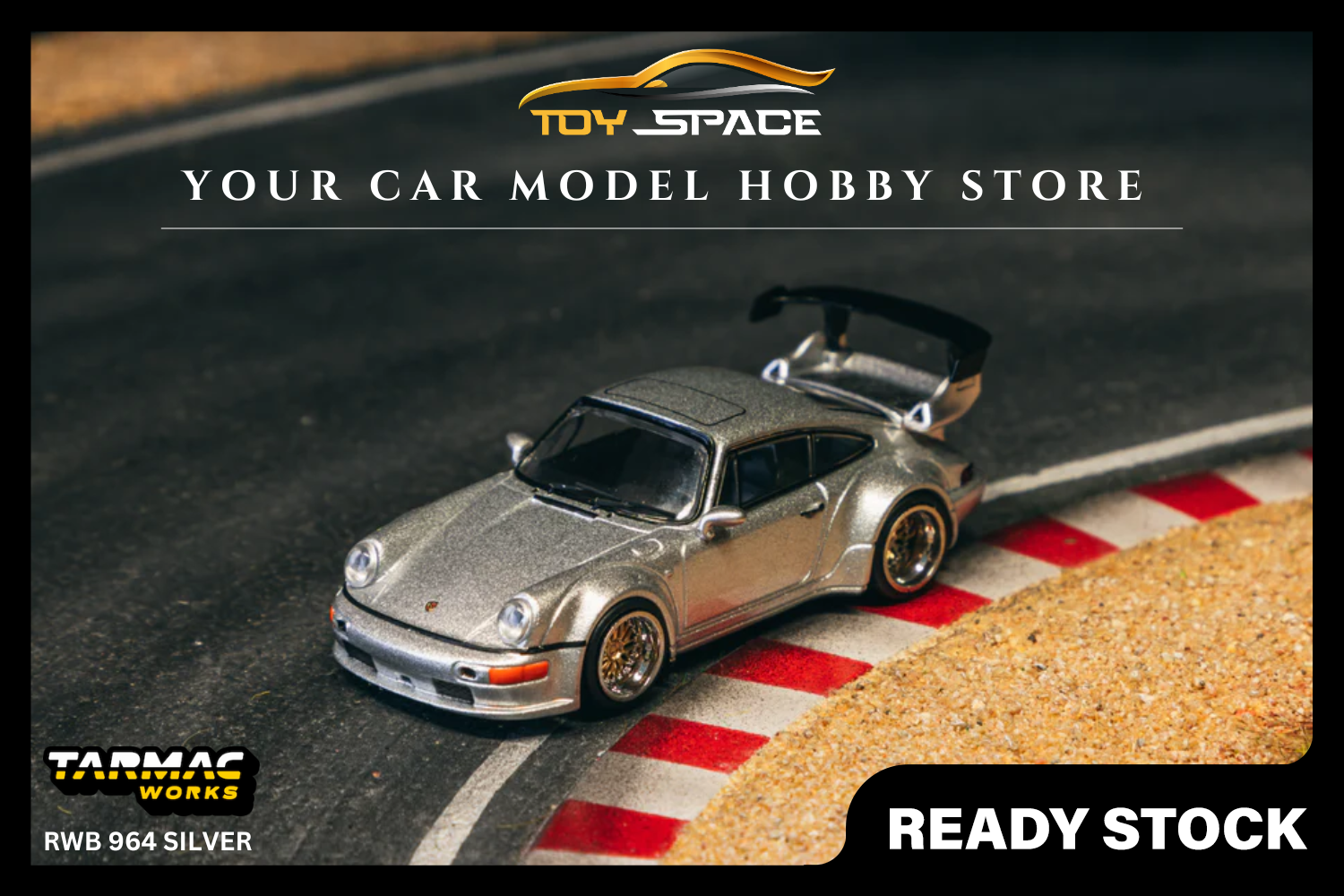 [TARMAC WORKS] 1:64 RWB 964 Silver