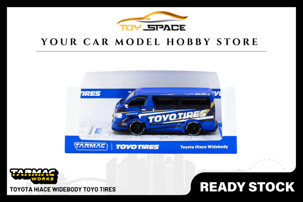 [TARMAC WORKS] 1:64 Toyota Hiace Widebody Toyo Tires