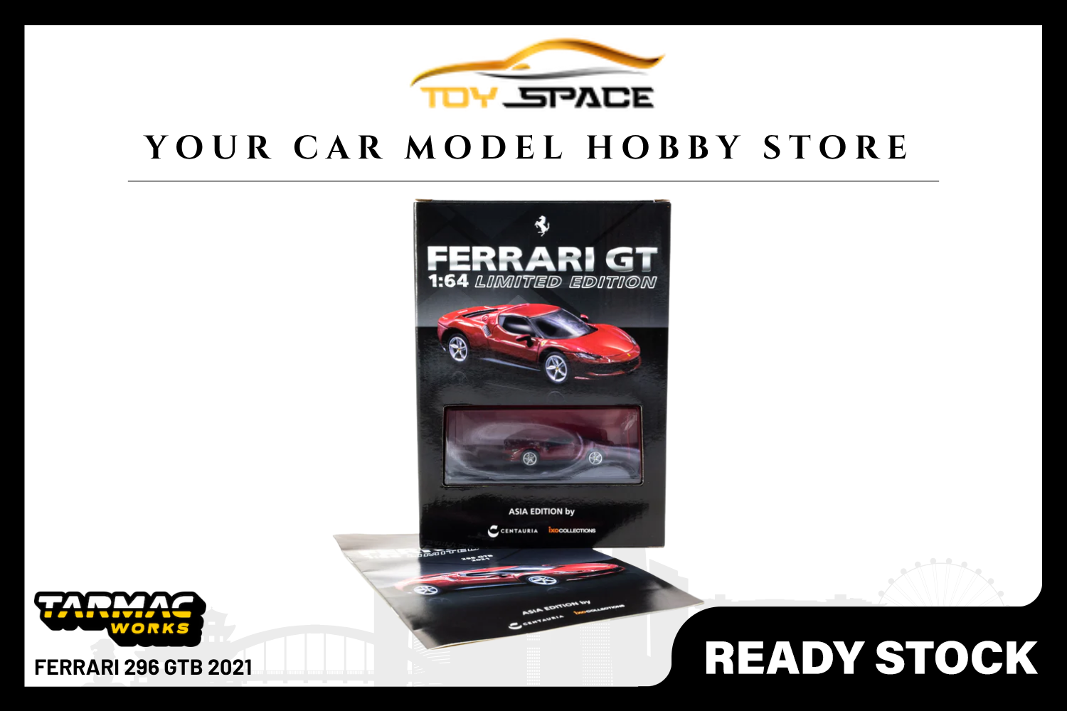 [TARMAC WORKS] 1:64 Ferrari 296 GTB 2021