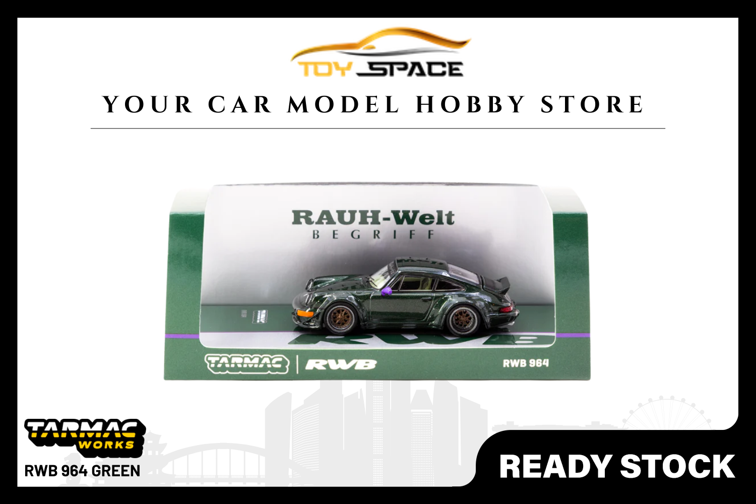 [TARMAC WORKS] 1:64 RWB 964 Green