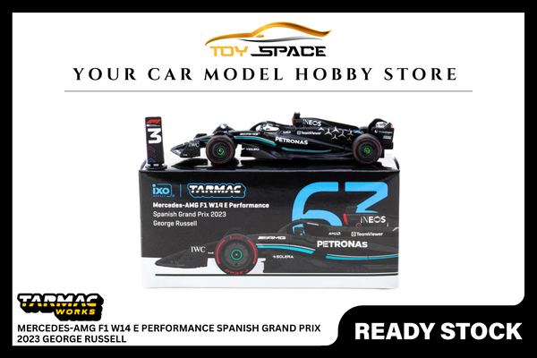 [TARMAC WORKS] 1:64 Mercedes-AMG F1 W14 E Performance Spanish Grand Prix 2023 George Russell - GLOBAL64
