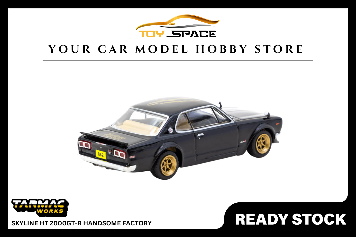 [TARMAC WORKS] 1:64 Skyline HT 2000GT-R Handsome Factory [Special Edition]