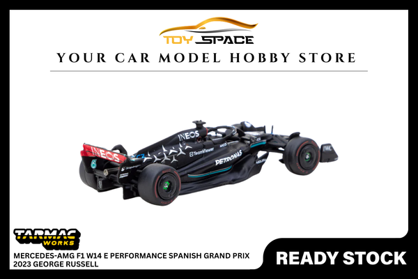 [TARMAC WORKS] 1:64 Mercedes-AMG F1 W14 E Performance Spanish Grand Prix 2023 George Russell - GLOBAL64