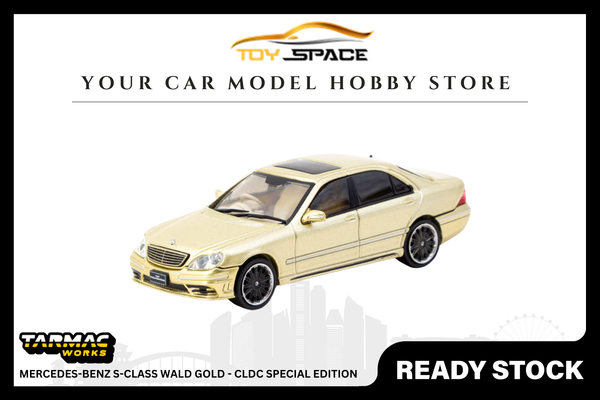 [TARMAC WORKS] 1:64 Mercedes-Benz S-Class Wald Gold - CLDC Special Edition