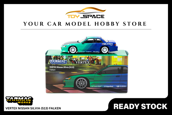 [TARMAC WORKS] 1:64 VERTEX Nissan Silvia (S13) Falken - GLOBAL64
