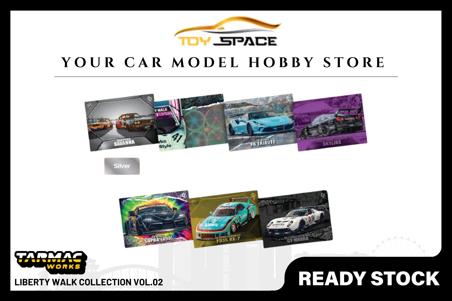[TARMAC WORKS] 1:64 Liberty Walk Collection Vol.02 (Pack) TCG