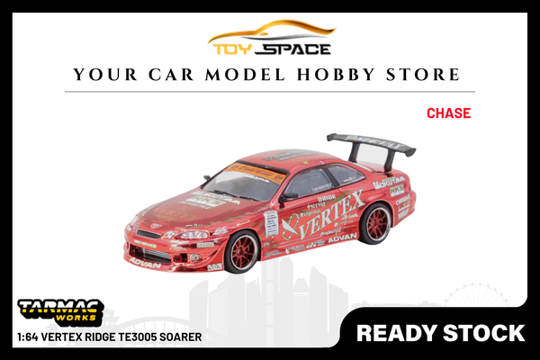 [TARMAC WORKS] 1:64 Vertex Ridge TE3005 Soarer - Toy Space Diecast Online Store Singapore