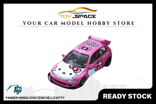 [FUJI] 1:64 Pandem Honda Civic (EG6) Hello Kitty