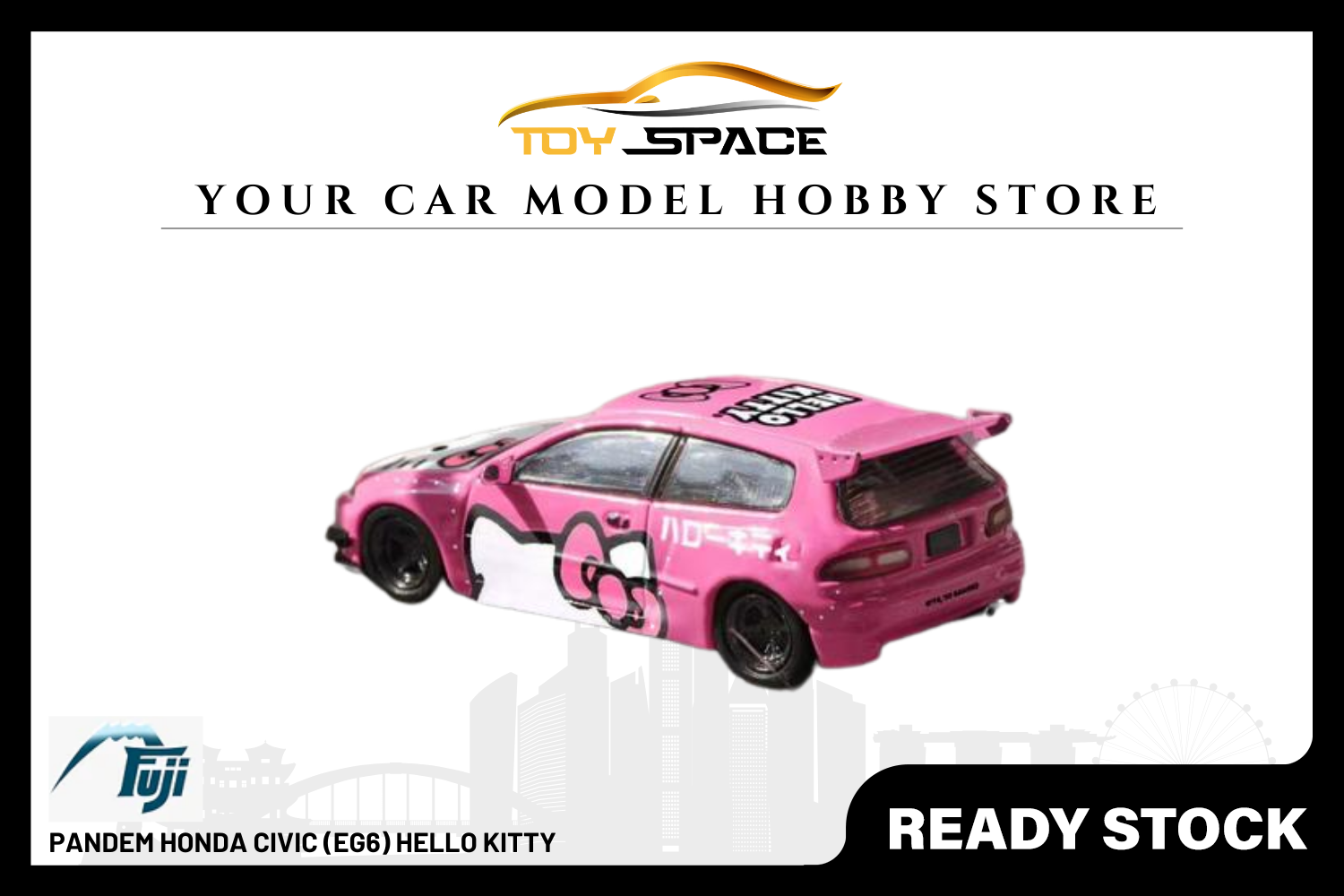 [FUJI] 1:64 Pandem Honda Civic (EG6) Hello Kitty