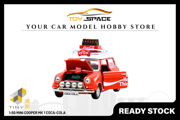 [TINY] 1:50 Mini Cooper Mk 1 Coca-Cola