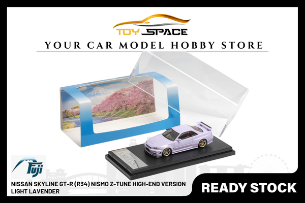 [FUJI] 1:64 Nissan Skyline GT-R (R34) Nismo Z-Tune High-End Version Light Lavender